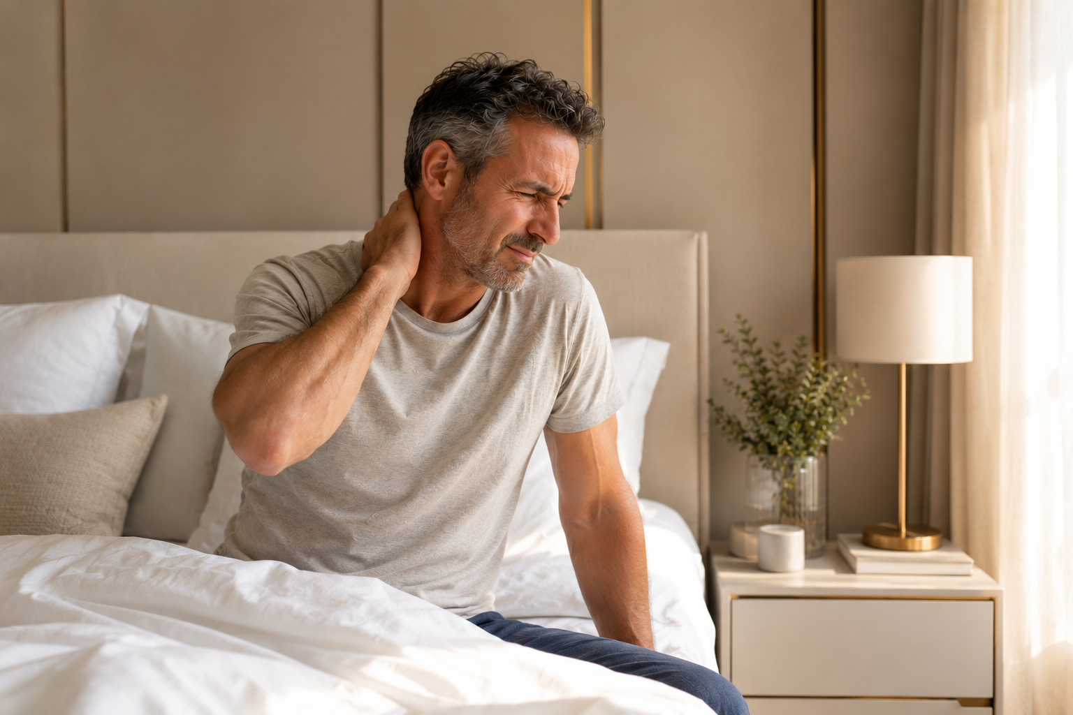 Douleurs cervicales au réveil : causes et solutions