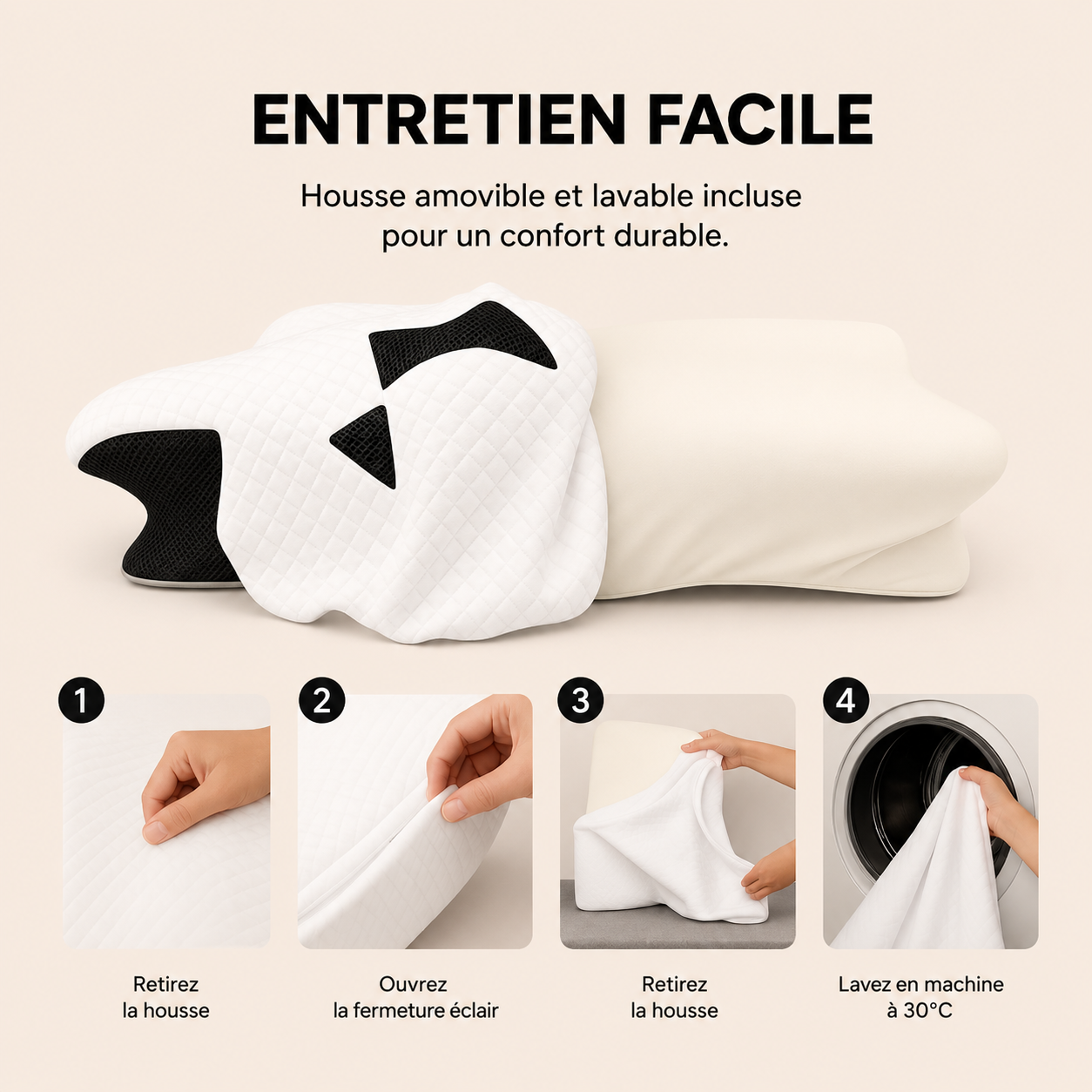 Comment laver votre oreiller ergonomique ? Image