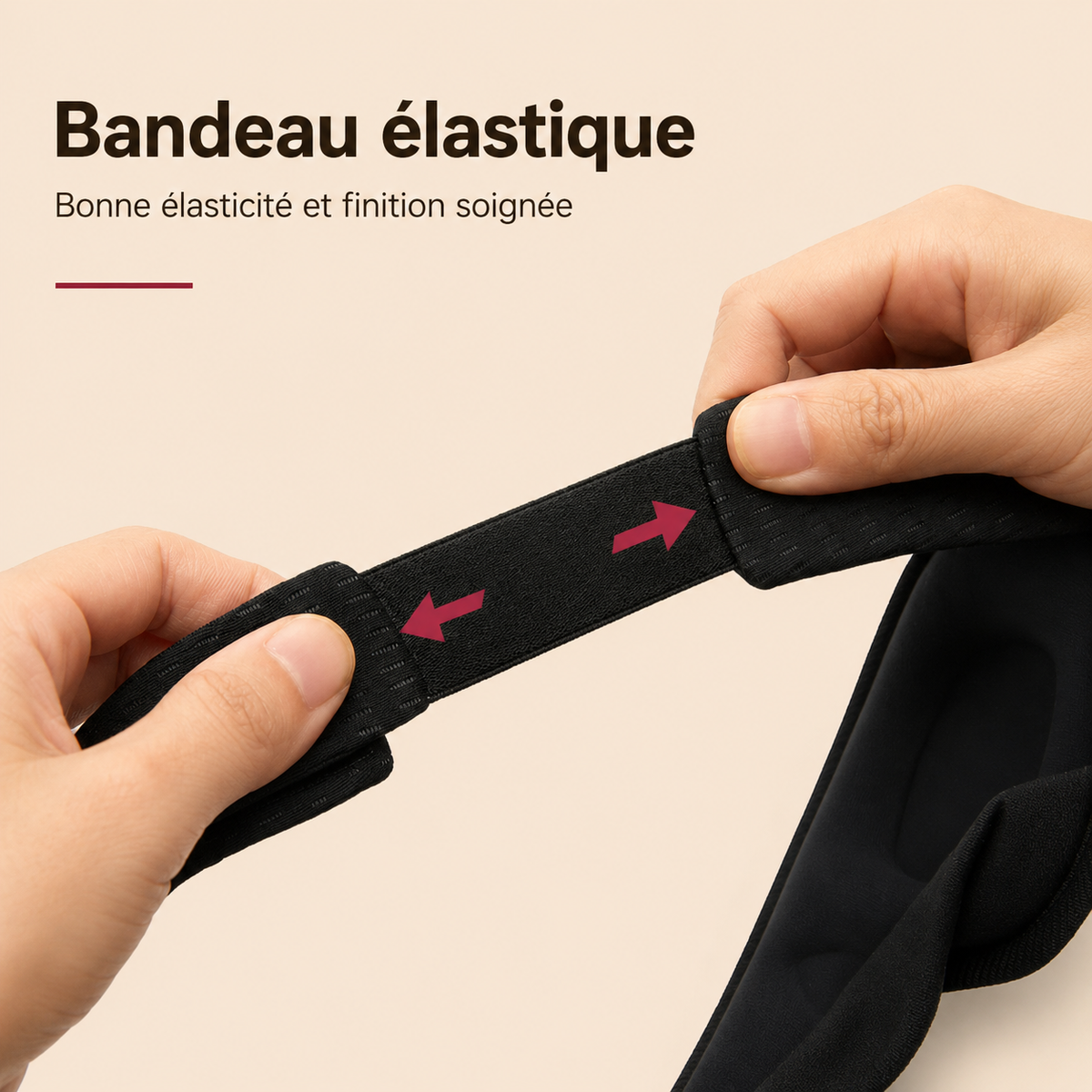 Masque de Sommeil 3D Ergonomique Anti-Lumière