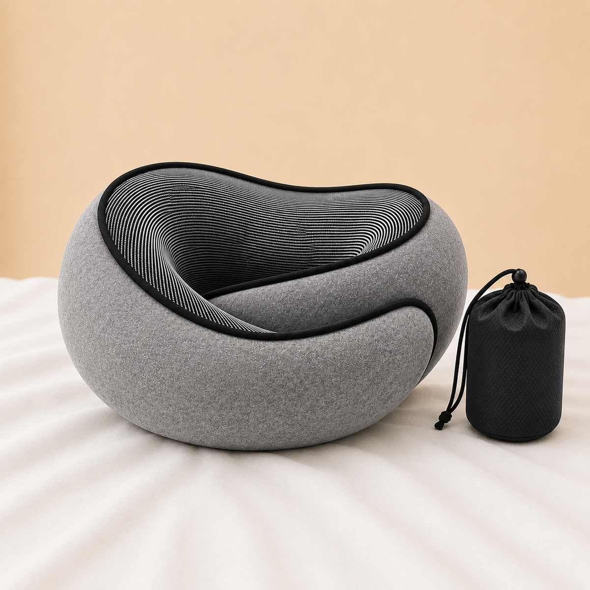Coussin de Voyage Ergonomique à Mémoire de Forme