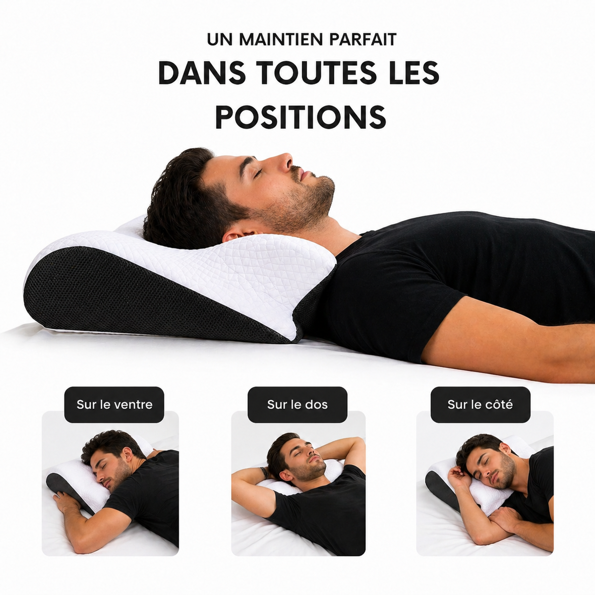 Oreiller Ergonomique  — Soutien Cervical