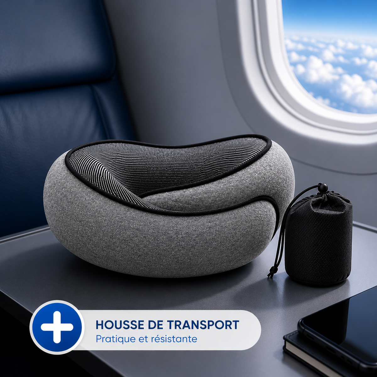 Coussin de Voyage Ergonomique à Mémoire de Forme