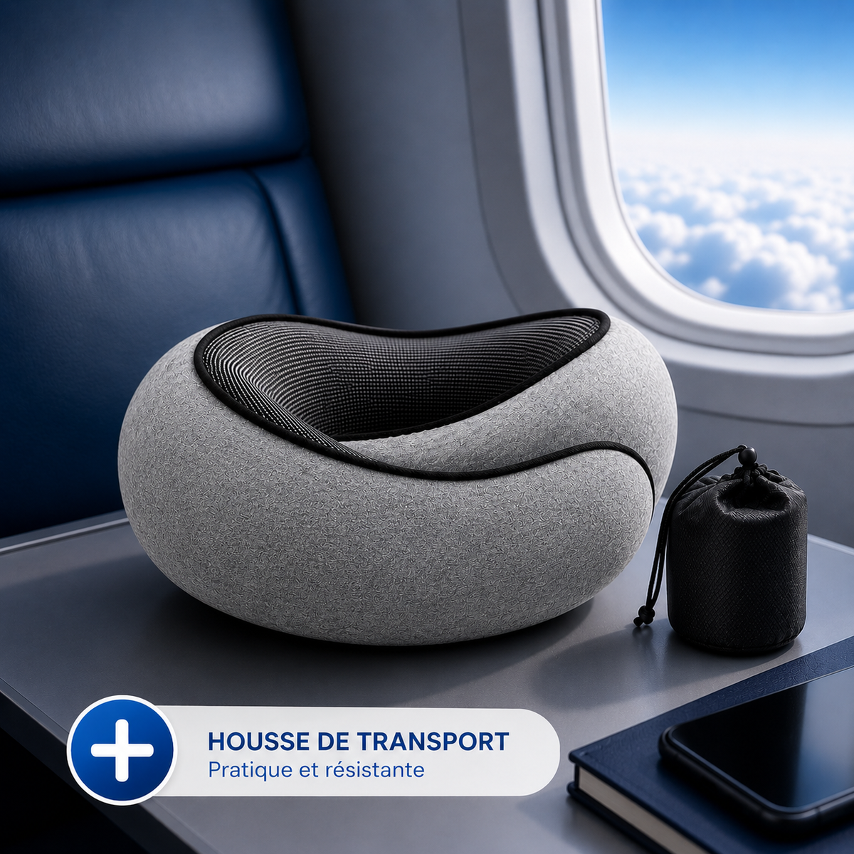 Coussin de Voyage Ergonomique à Mémoire de Forme